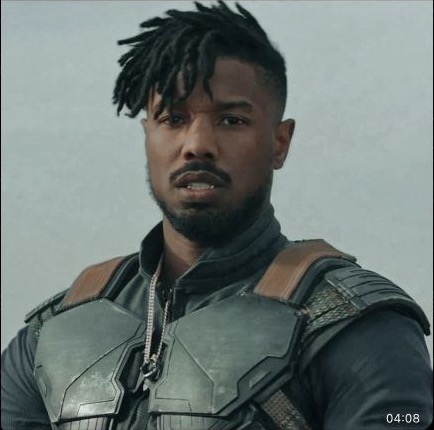 Michael B. Jordan в образе Killmonger